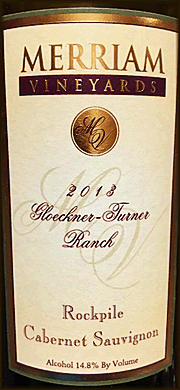 Merriam 2013 Gloeckner-Turner Ranch Cabernet Sauvignon