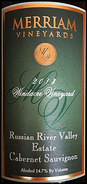 Merriam 2013 Windacre Cabernet Sauvignon