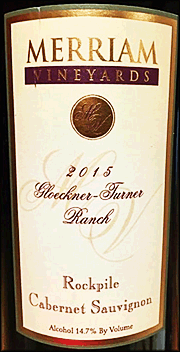 Merriam 2015 Gloeckner-Turner Ranch Cabernet Sauvignon