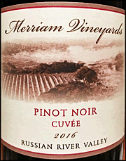 Merriam 2016 Cuvee Pinot Noir