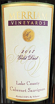 Merriam 2017 Gold Dust Cabernet Sauvignon