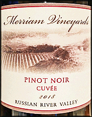 Merriam 2018 Cuvee Pinot Noir