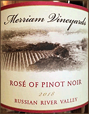 Merriam 2018 Rose of Pinot Noir