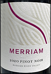 Merriam 2020 Russian River Pinot Noir