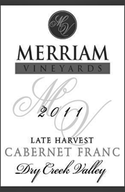 Merriam 2011 Late Harvest Cabernet Franc