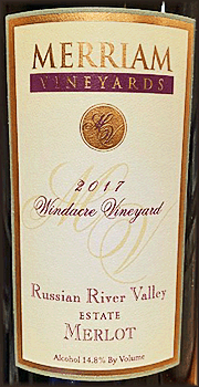 Merriam 2017 Windacre Merlot