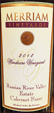 Merriam 2018 Windacre Cabernet Franc