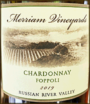 Merriam 2019 Foppoli Chardonnay