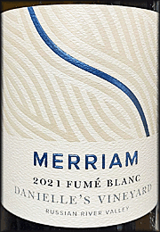 Merriam Vineyards 2021 Danielle's Vineyard Fume Blanc