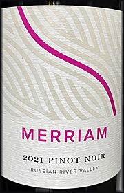 Merriam 2021 Russian River Pinot Noir