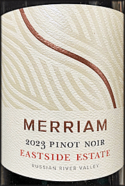Merriam 2023 Eastside Estate Pinot Noir