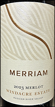 Merriam 2023 Windacre Vineyard Merlot