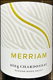 Merriam 2024 Russian River Valley Chardonnay