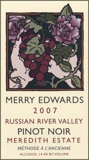 Merry Edwards 2007 Meredith Pinot Noir