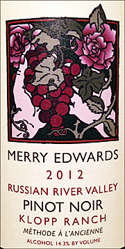 Merry Edwards 2012 Klopp Ranch Pinot Noir