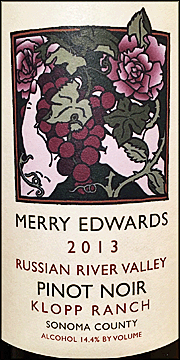 Merry Edwards 2013 Klopp Ranch Pinot Noir