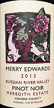 Merry Edwards 2013 Meredith Estate Pinot Noir