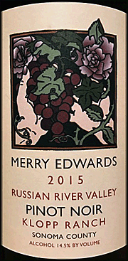 Merry Edwards 2015 Klopp Ranch Pinot Noir