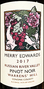 Merry Edwards 2017 Warrens' Hill Pinot Noir