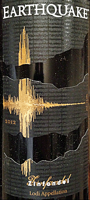 Earthquake 2012 Zinfandel