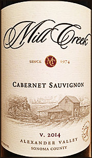 Mill Creek 2014 Alexander Valley Cabernet Sauvignon