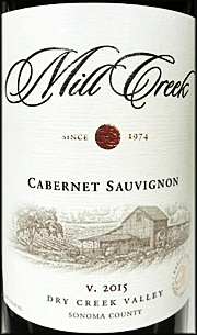 Mill Creek 2015 Dry Creek Cabernet Sauvignon