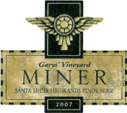 Miner 2007 Garys Pinot Noir