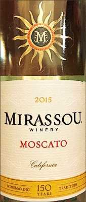 Mirassou 2015 Moscato