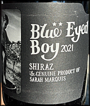 Mollydooker 2021 Blue Eyed Boy Shiraz