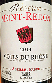 Mont-Redon 2014 Cotes du Rhone Reserve