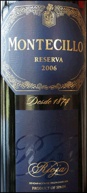 Montecillo 2006 Reserva