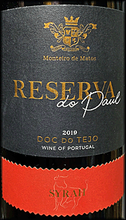 Monteiro de Matos 2019 Reserva do Paul Syrah