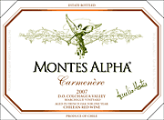 Montes 2007 Alpha Carmenere