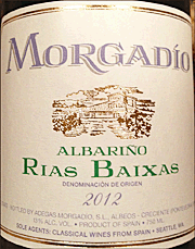 Morgadio 2012 Albarino