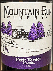 Mountain Run Winery 2021 Petit Verdot