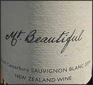 Mt Beautiful 2009 Sauvignon Blanc