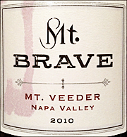 Mt Brave 2010 Mt Veeder Cabernet