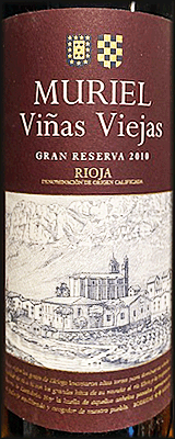 Muriel 2010 Vina Viejas Gran Reserva