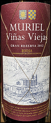 Muriel 2012 Vina Viejas Gran Reserva