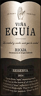 Vina Eguia 20114 Reserva