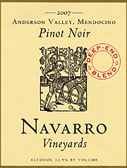 Navarro 2007 Deep End Blend Pinot Noir