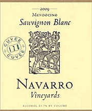 Navarro 2009 Cuvee 128 Sauvignon Blanc