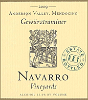 Navarro 2009 Gewurtztraminer