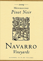 Navarro 2009 Mendocino Pinot Noir