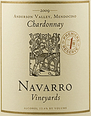 Navarro 2009 Premier Reserve Chardonnay