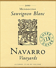 Navarro 2010 Cuvee 128 Sauvignon Blanc
