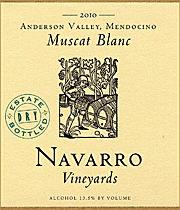 Navarro 2010 Muscat Blanc Dry