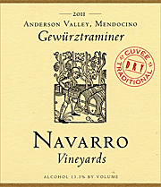 Navarro 2011 Cuvee Traditional Dry Gewurztraminer