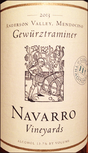 Navarro 2013 Cuvee Traditional Gewurztraminer