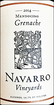 Navarro 2014 Grenache